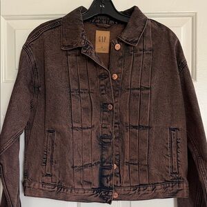 GAP Women's Dark Brown Jean Jacket